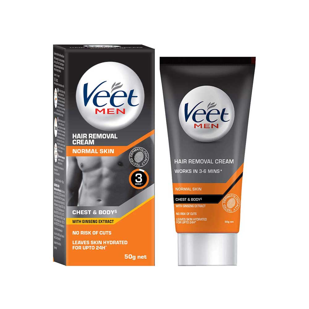 Veet Hair Removal Cream for Men, Normal Skin, [50g] - Town Tokri