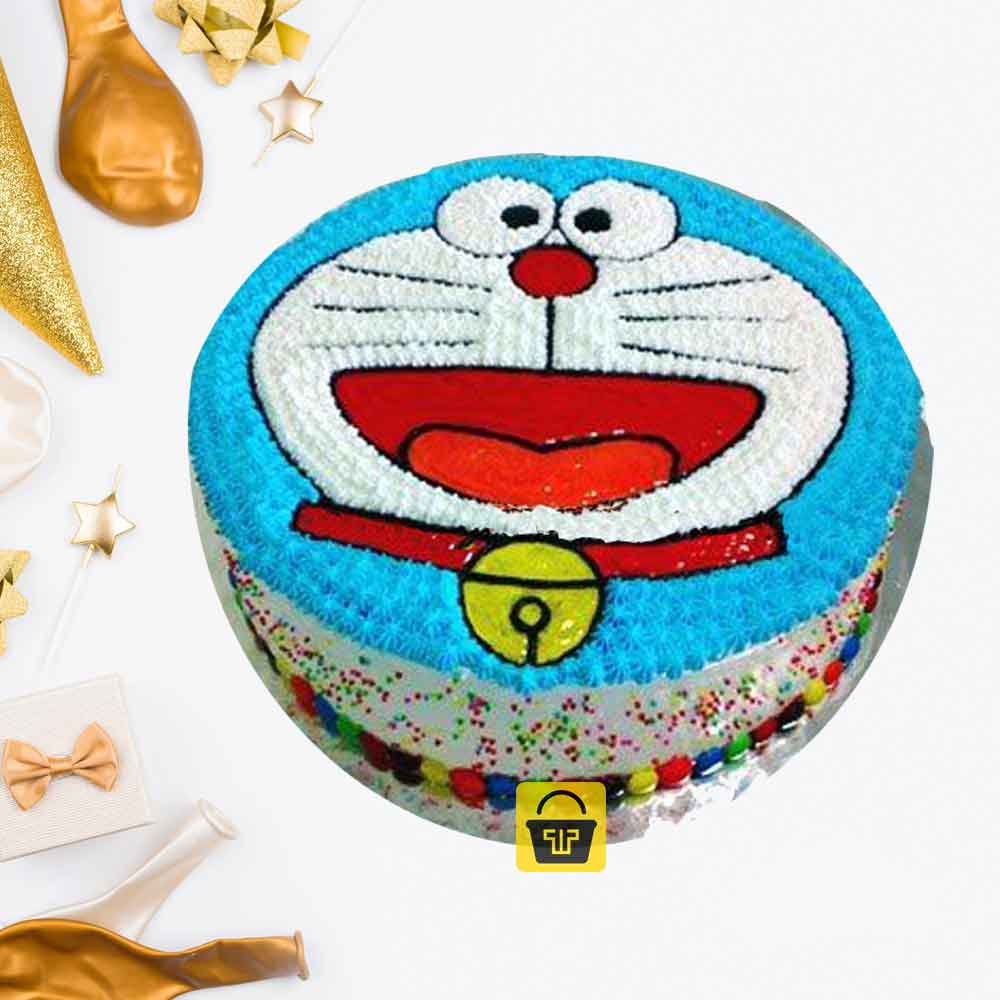 Doraemon Cartoon Cake - Town Tokri