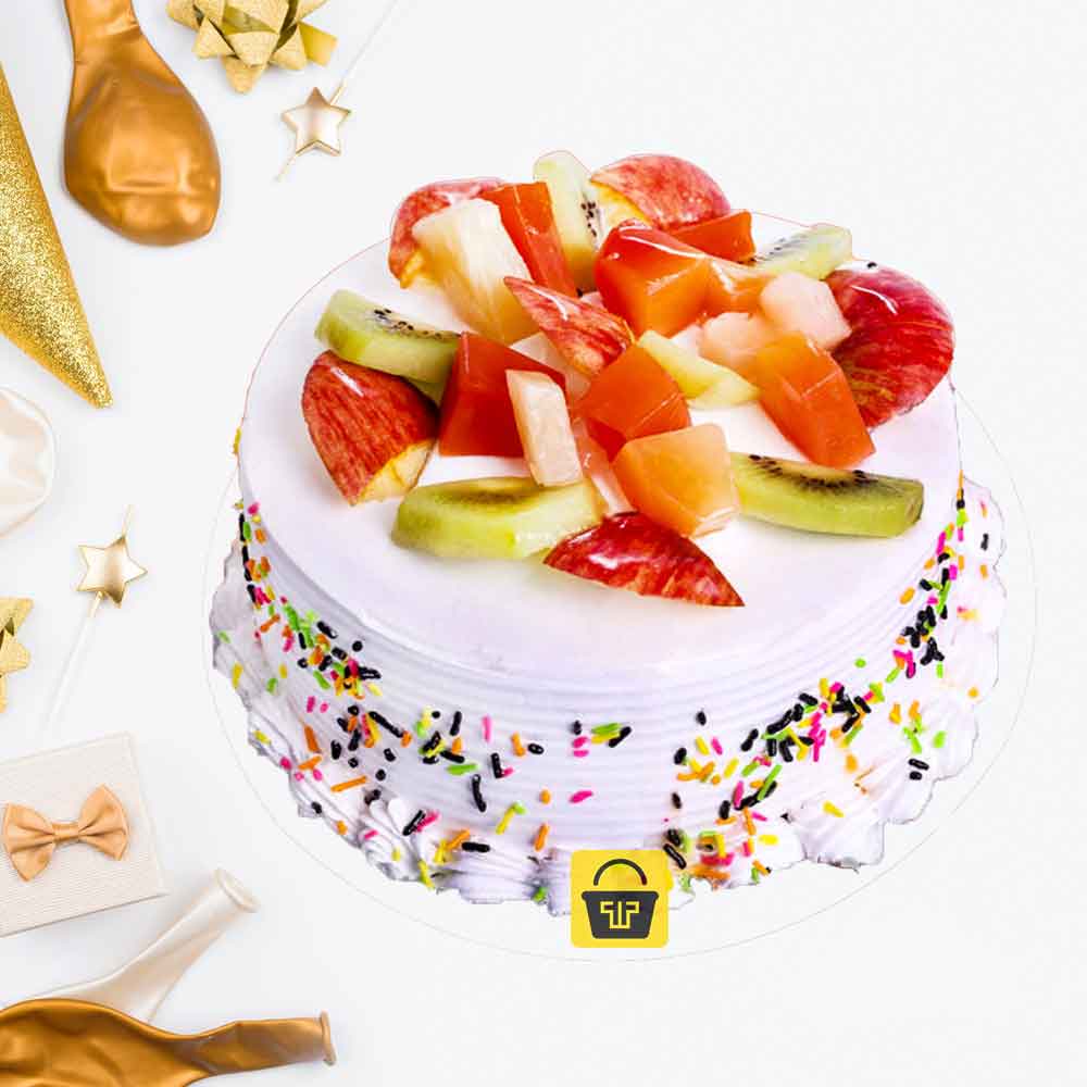 Fresh Fruit Cake - Town Tokri