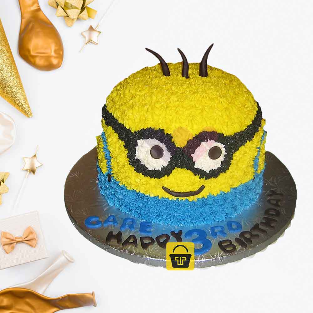 Minion cake| Cakes Online delivery Hyderabad|CakeSmash.in