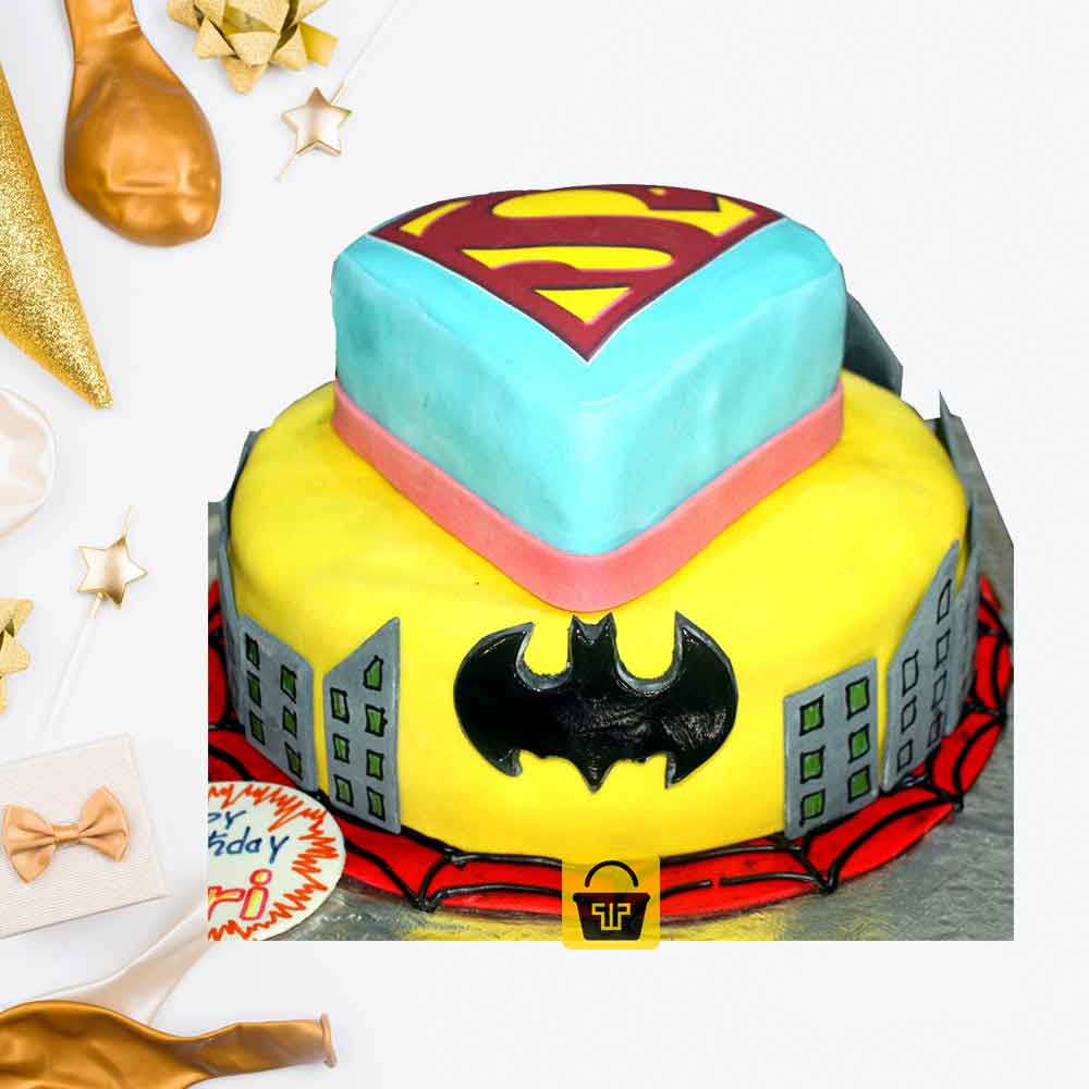 BIPINVIR SUPERMAN CAKE - Rashmi's Bakery